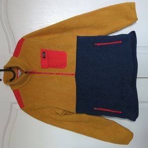 L.L.Bean Sweater Fleece Sherpa Hybrid Pullover